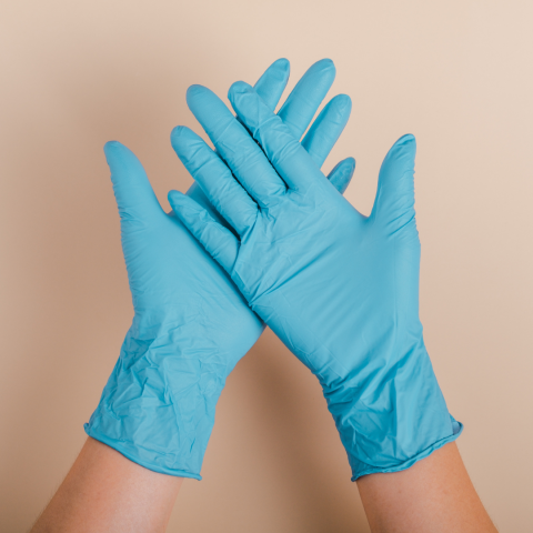 handschoenen blauw bescherming 